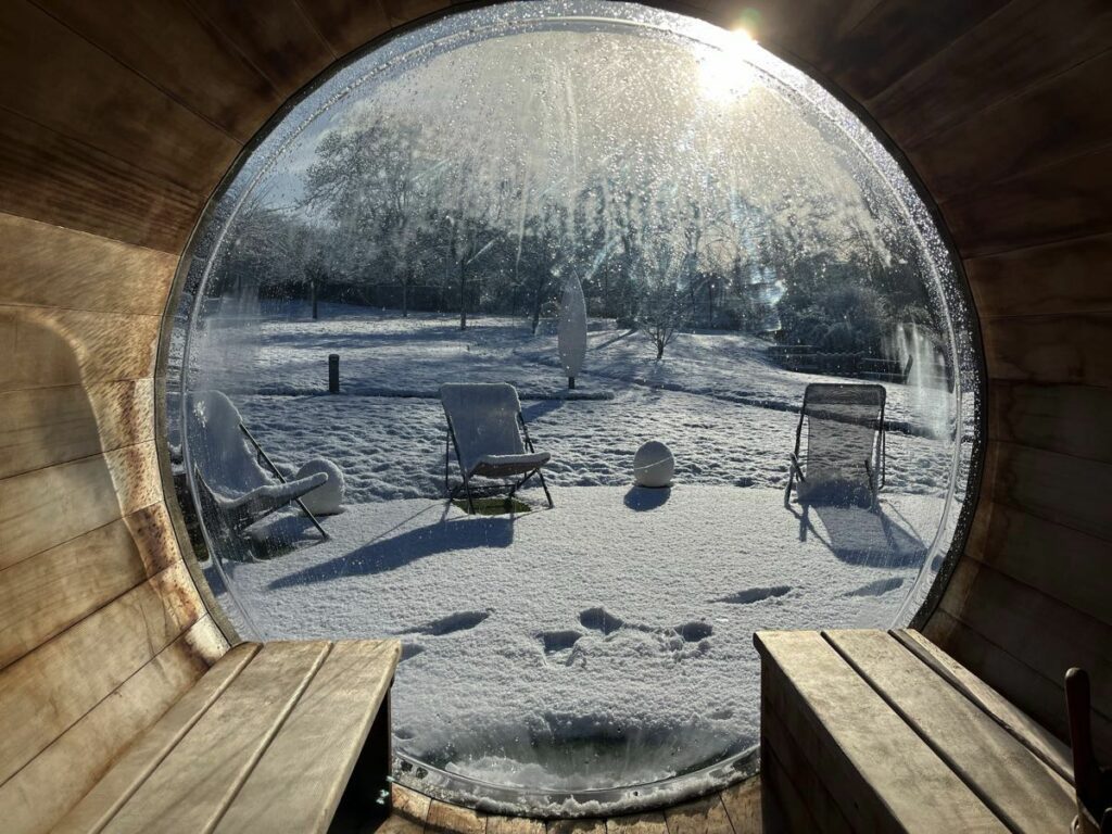 Hiver en bulle